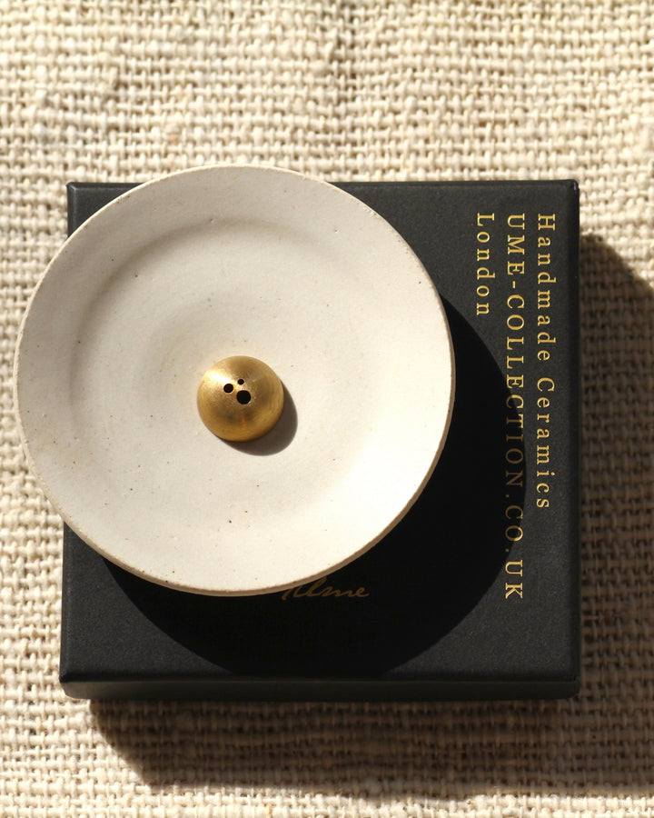 White Onyx Räucherstäbchenhalter