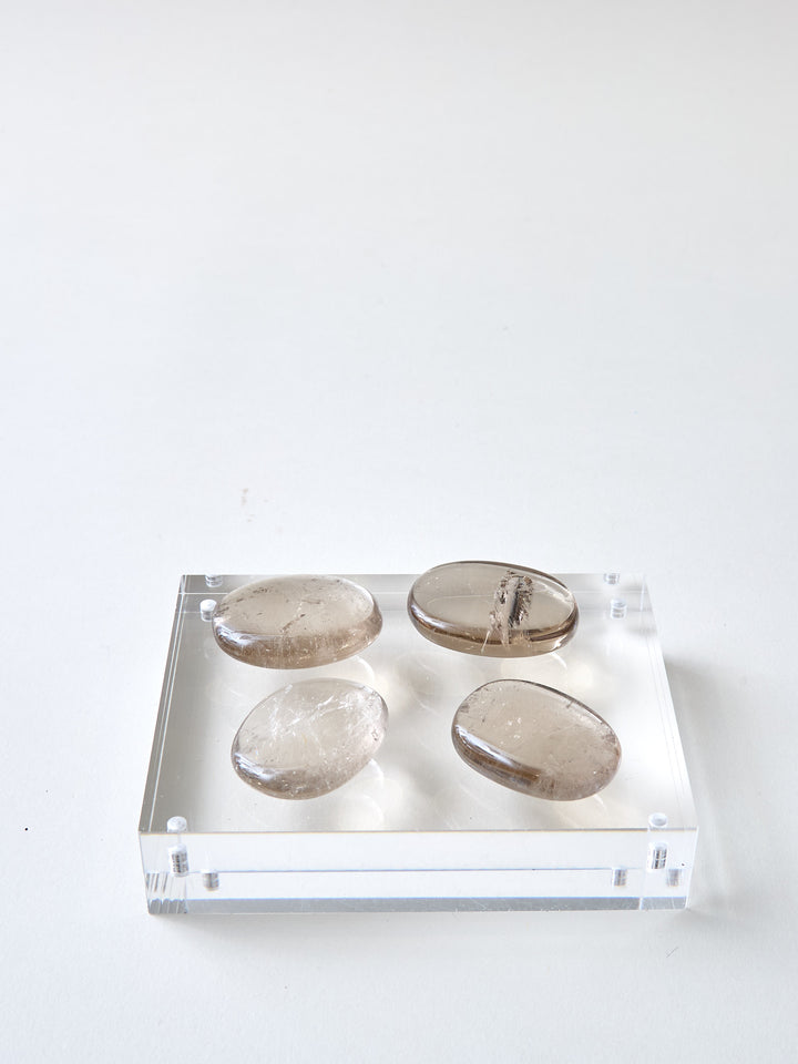 Rauchquarz flach hell