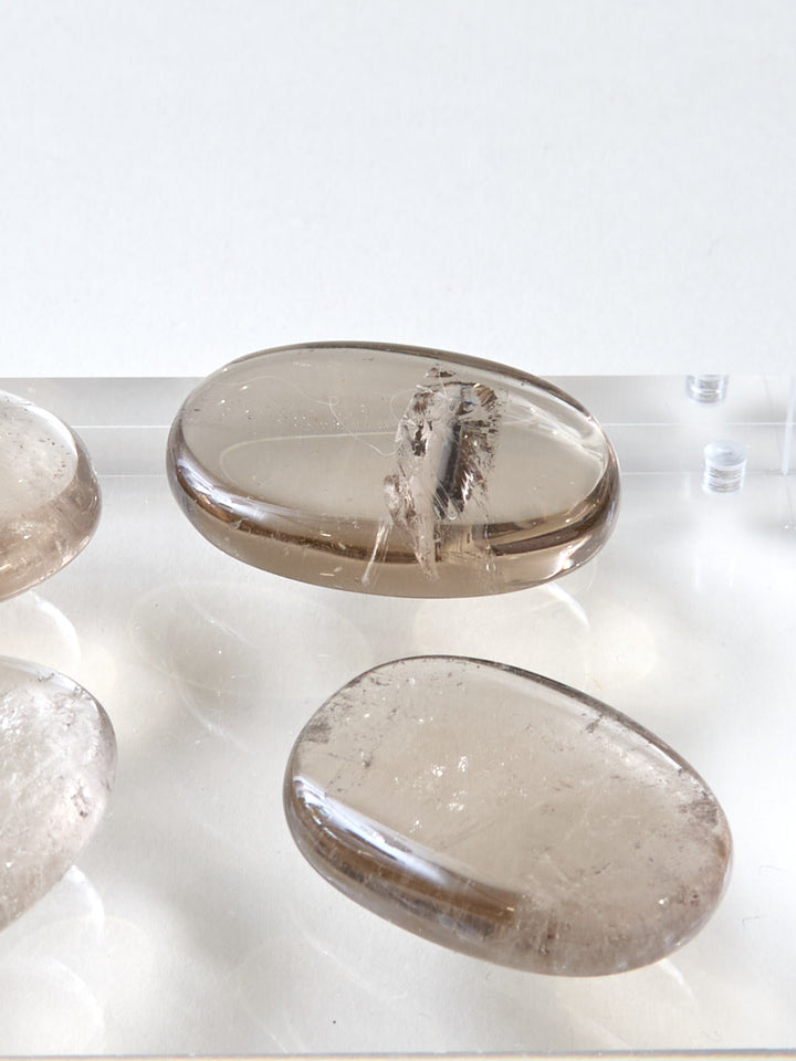 Rauchquarz flach hell