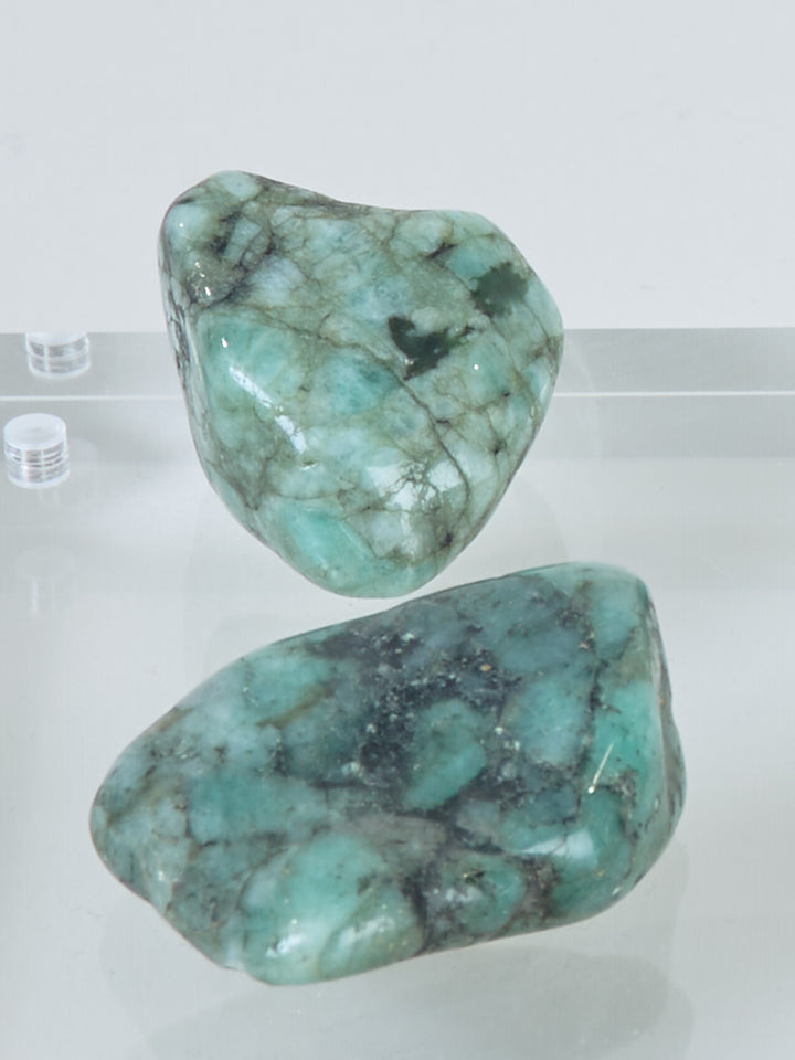 Smaragd Trommelstein