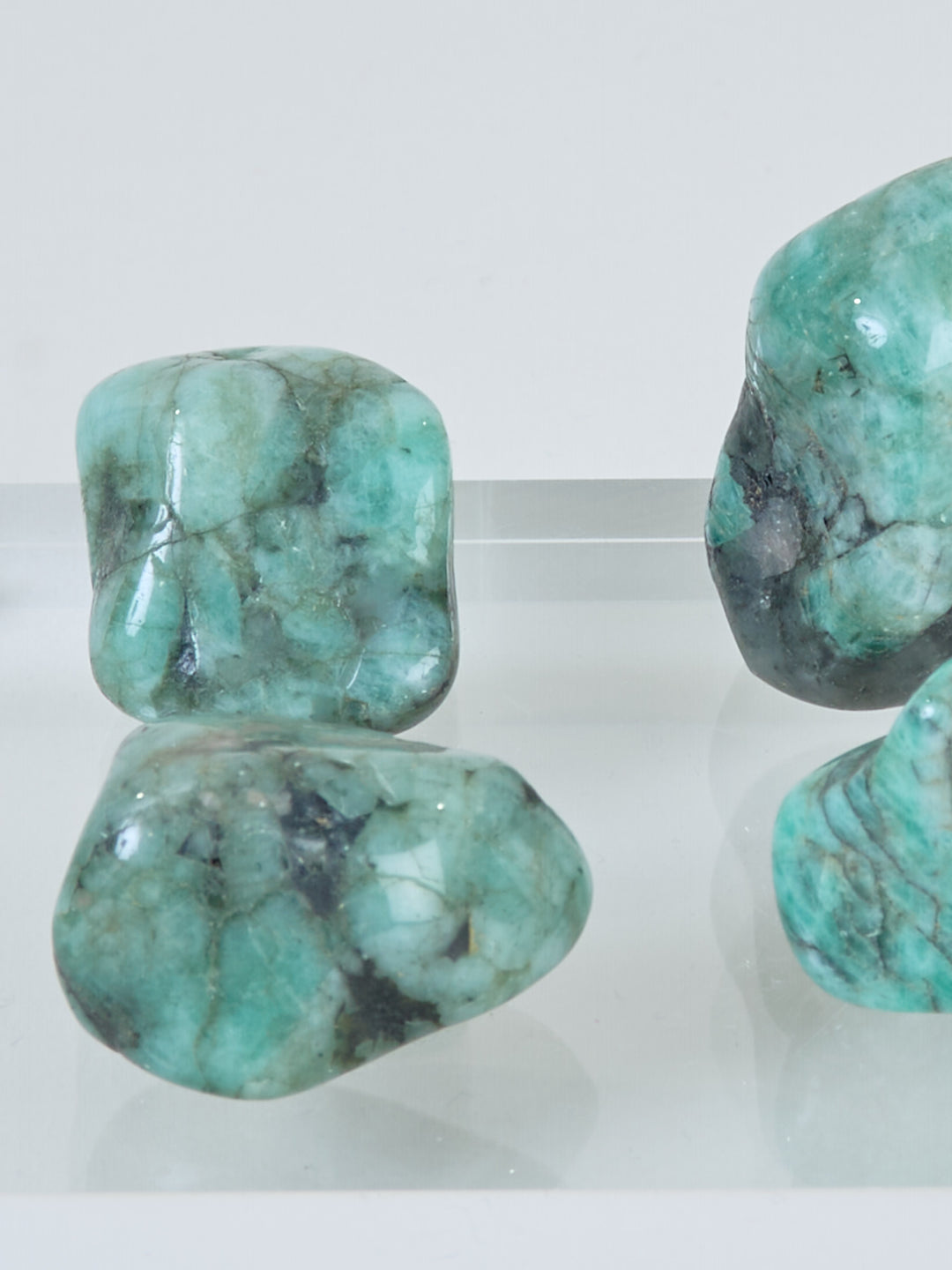 Smaragd Trommelstein