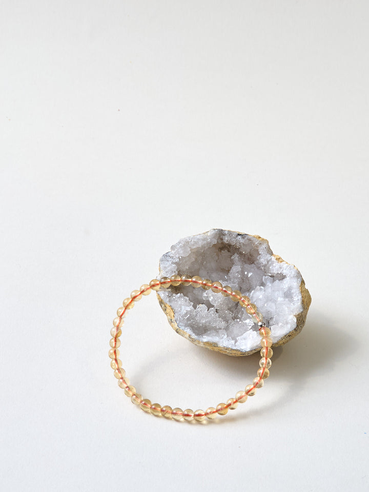 Citrin Armband Kugel