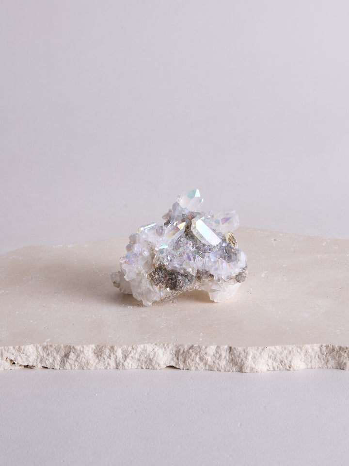 Angel Aura Bergkristall Stufe