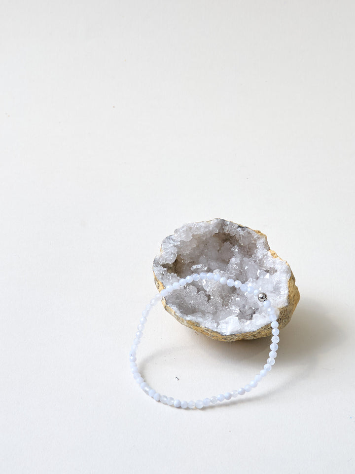 Blauer Chalcedon Armband