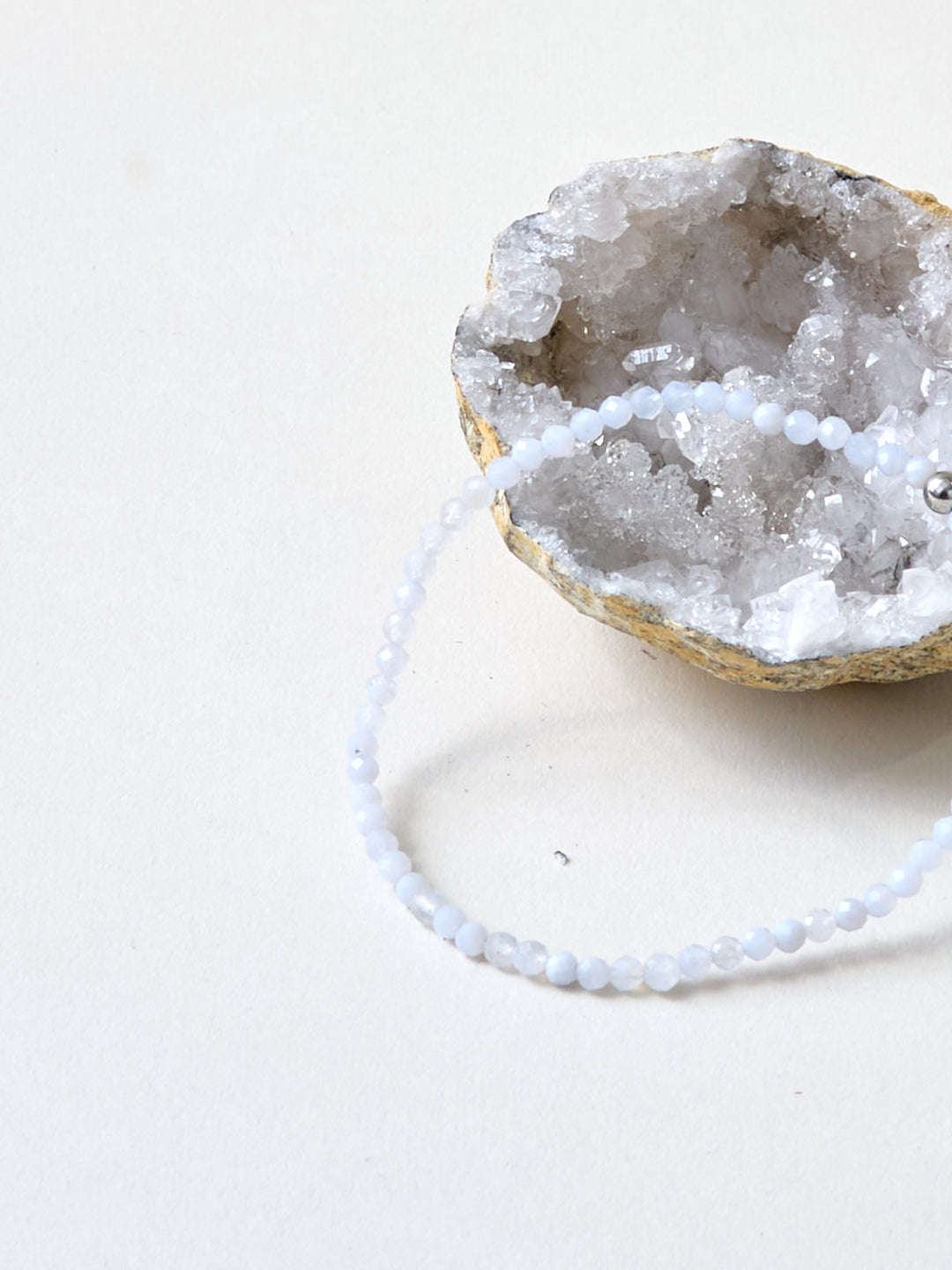 Blauer Chalcedon Armband