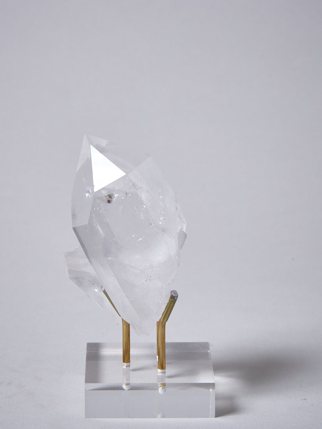 Bergkristall Spitze mit Phantom