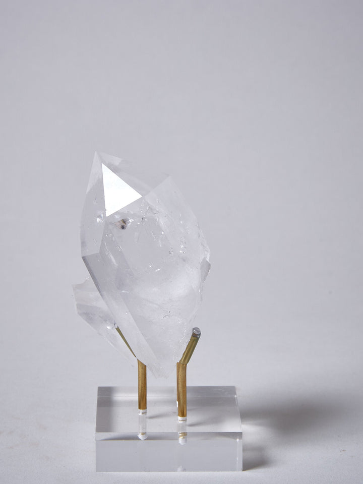 Bergkristall Spitze mit Phantom