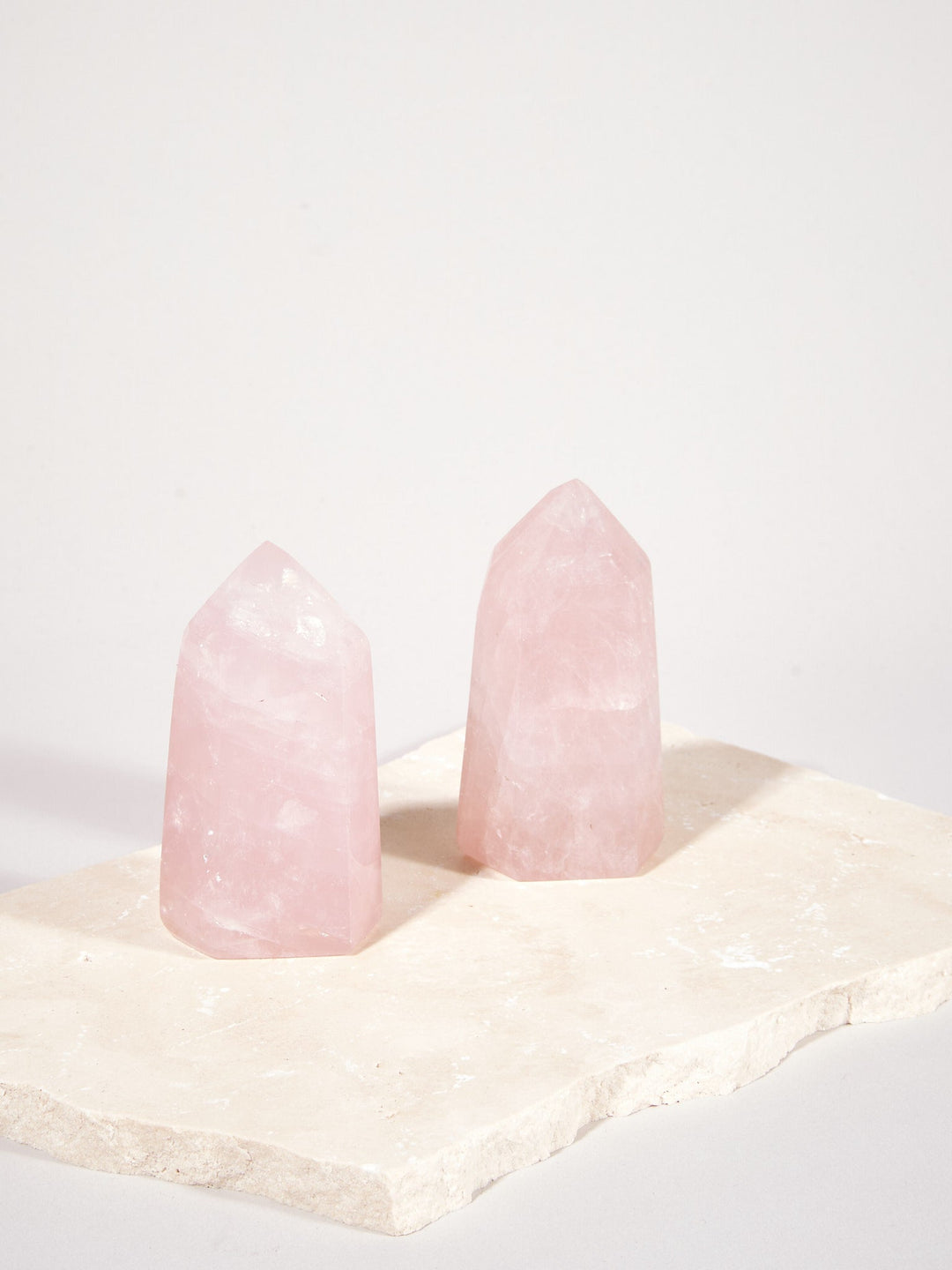 Rosenquarz Spitze