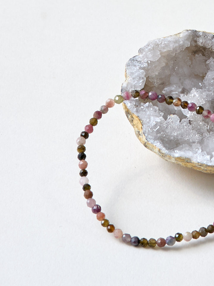 Bunter Turmalin Armband