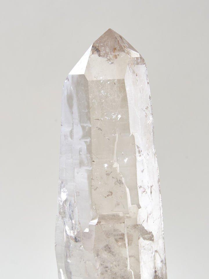 Rauchquarz Spitze in Ständer