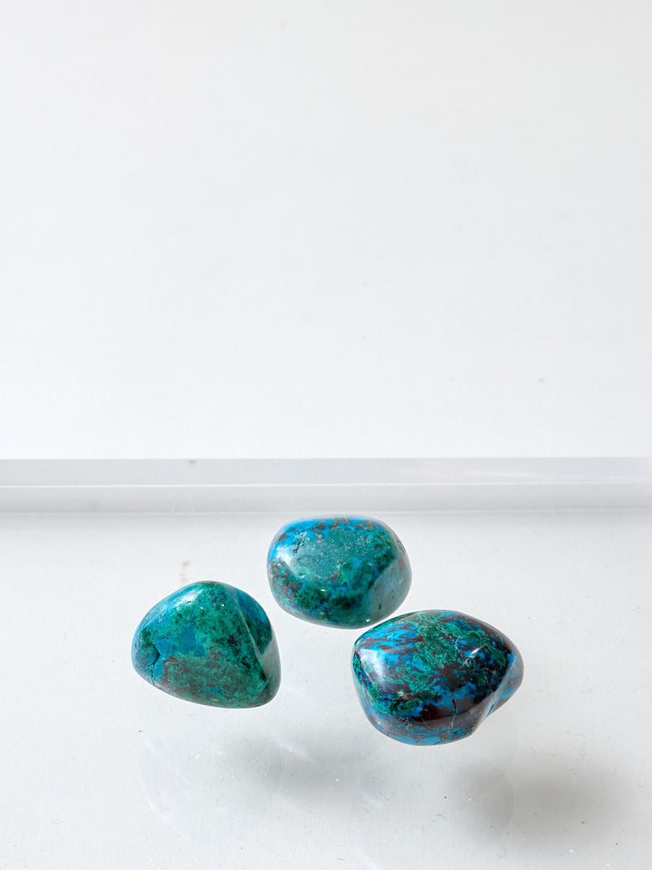 Chrysokoll Trommelstein