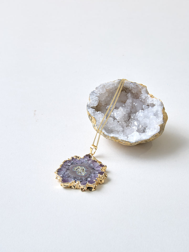 Amethyst Stalaktit Kette