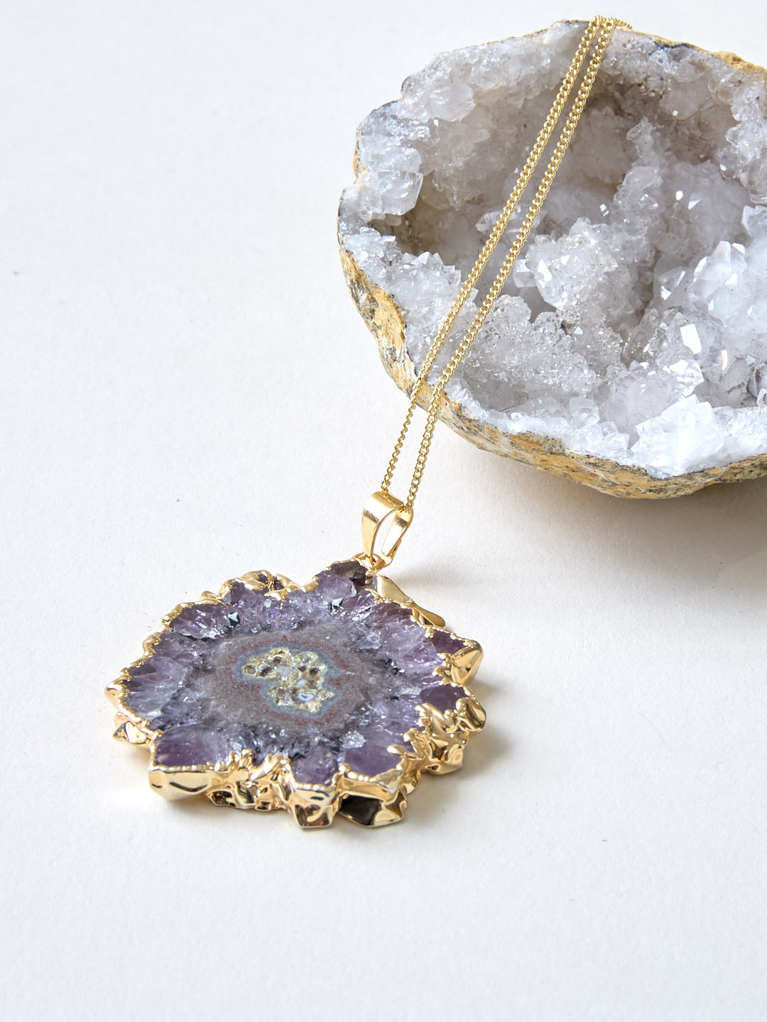 Amethyst Stalaktit Kette
