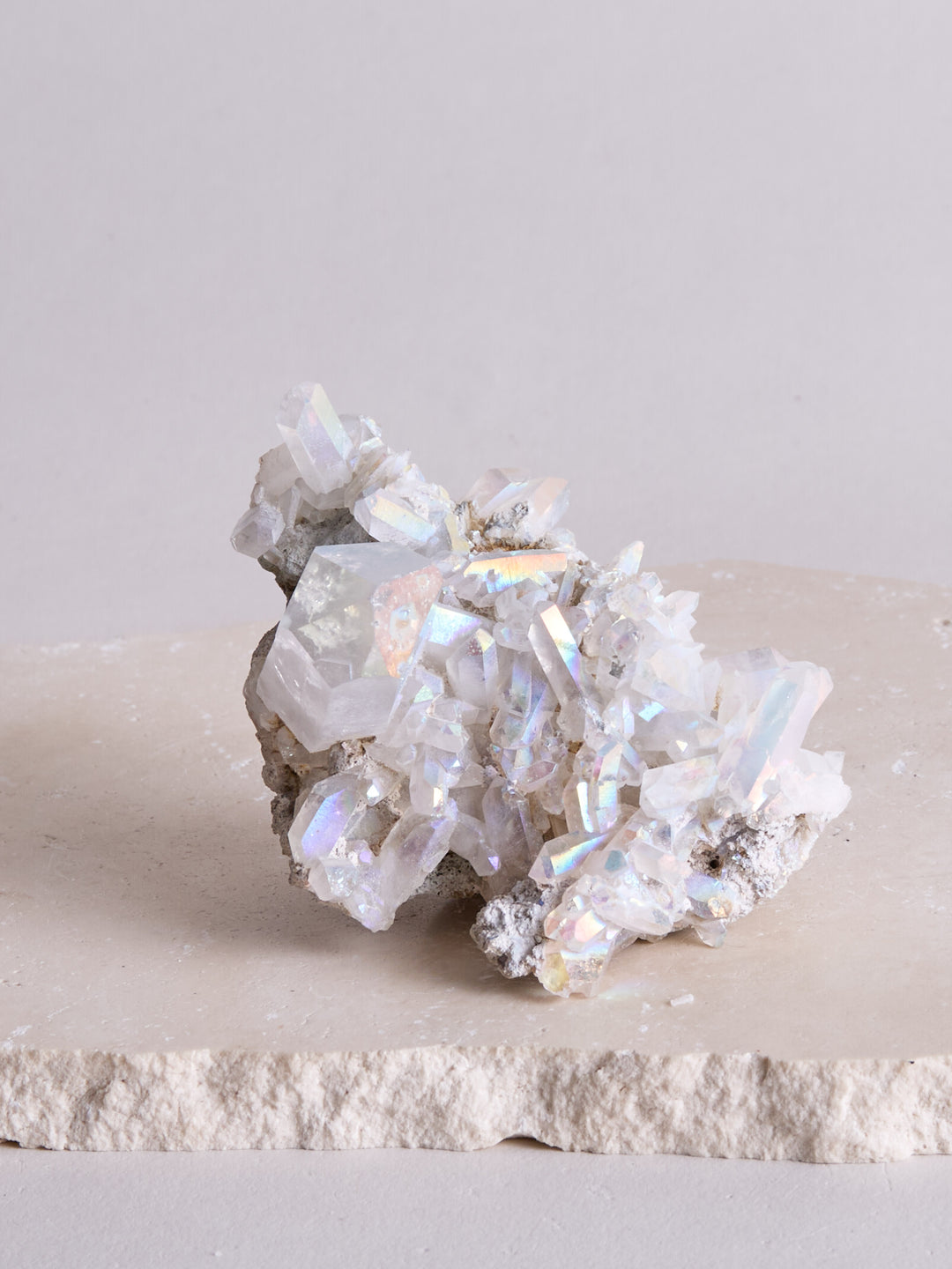 Angel Aura Bergkristall Stufe