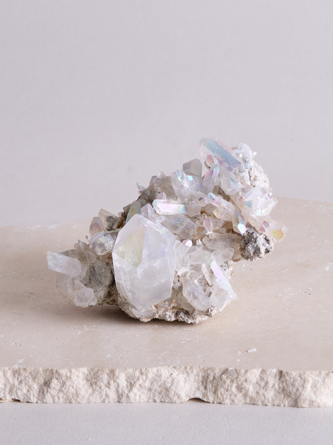 Angel Aura Bergkristall Stufe