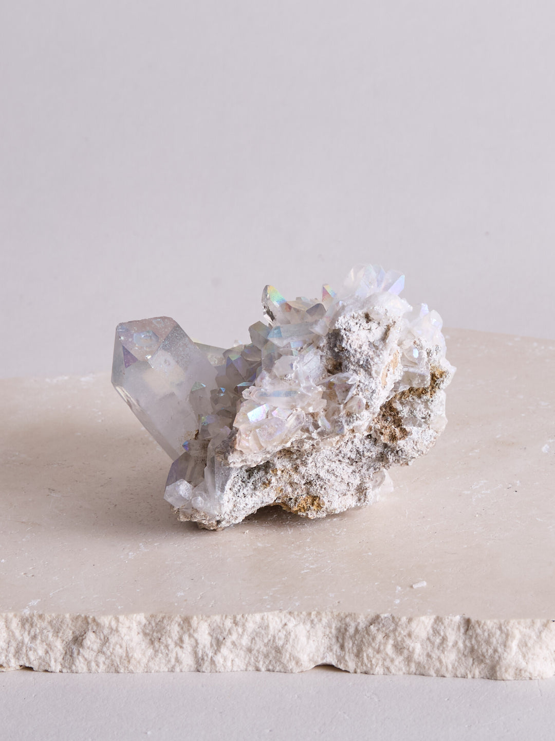 Angel Aura Bergkristall Stufe