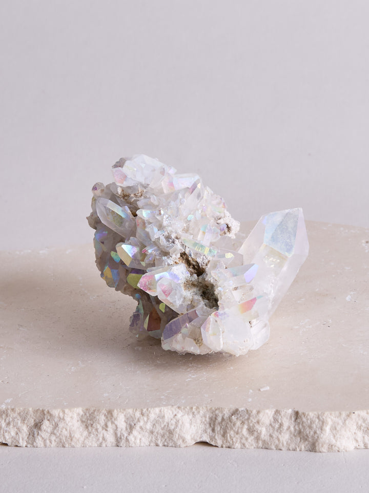 Angel Aura Bergkristall Stufe