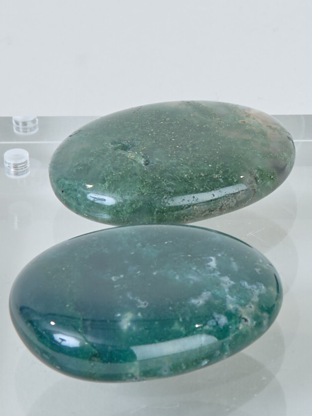 Moosachat flach Handschmeichler