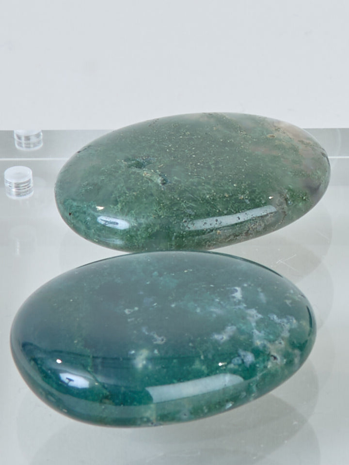 Moosachat flach Handschmeichler