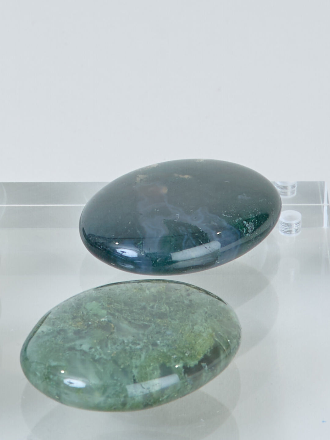 Moosachat flach Handschmeichler