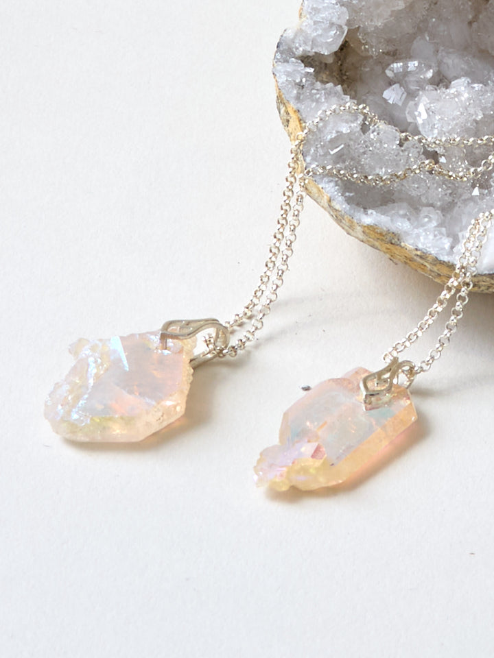 Angel Aura Fadenquarz Kette