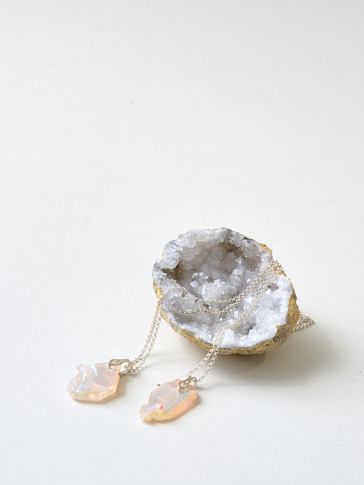 Angel Aura Fadenquarz Kette