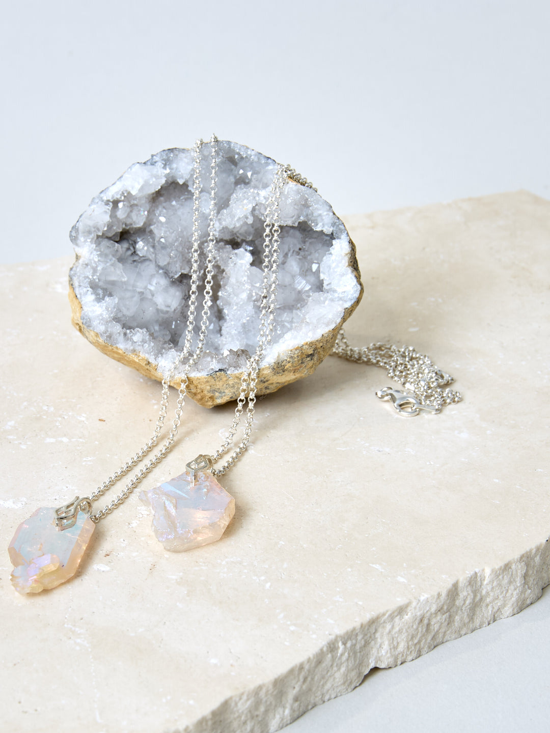 Angel Aura Fadenquarz Kette