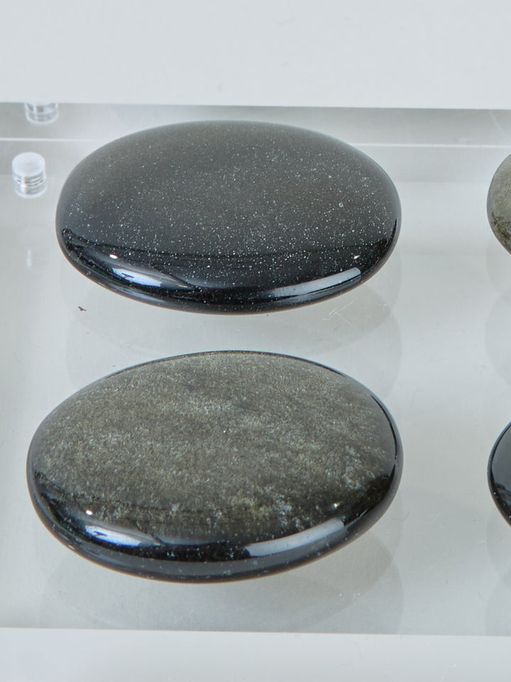 Gold Obsidian Trommelstein