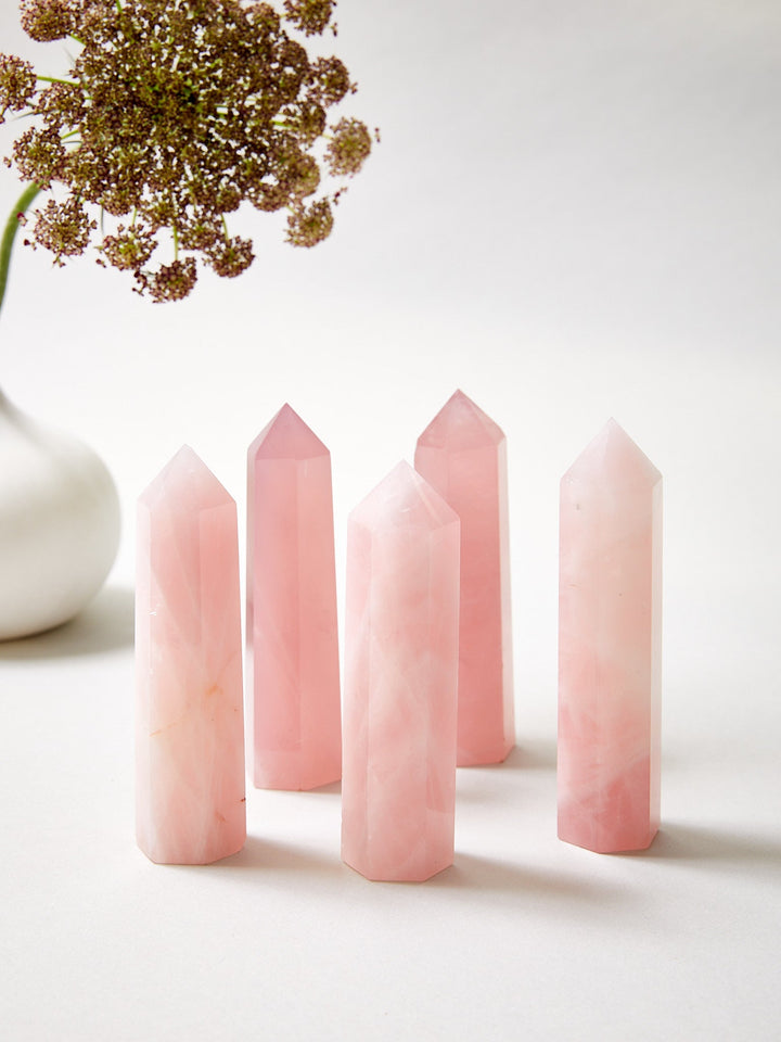 Rosenquarz Obelisk