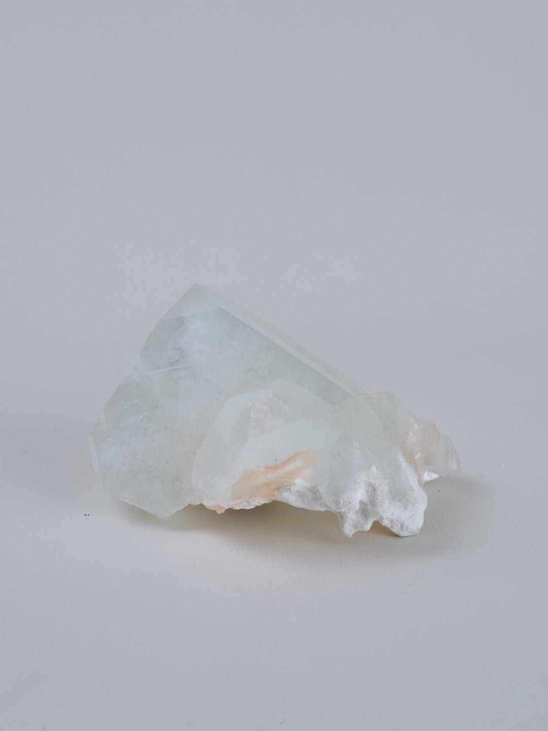 Apophylith Stufe grün mit Stilbite