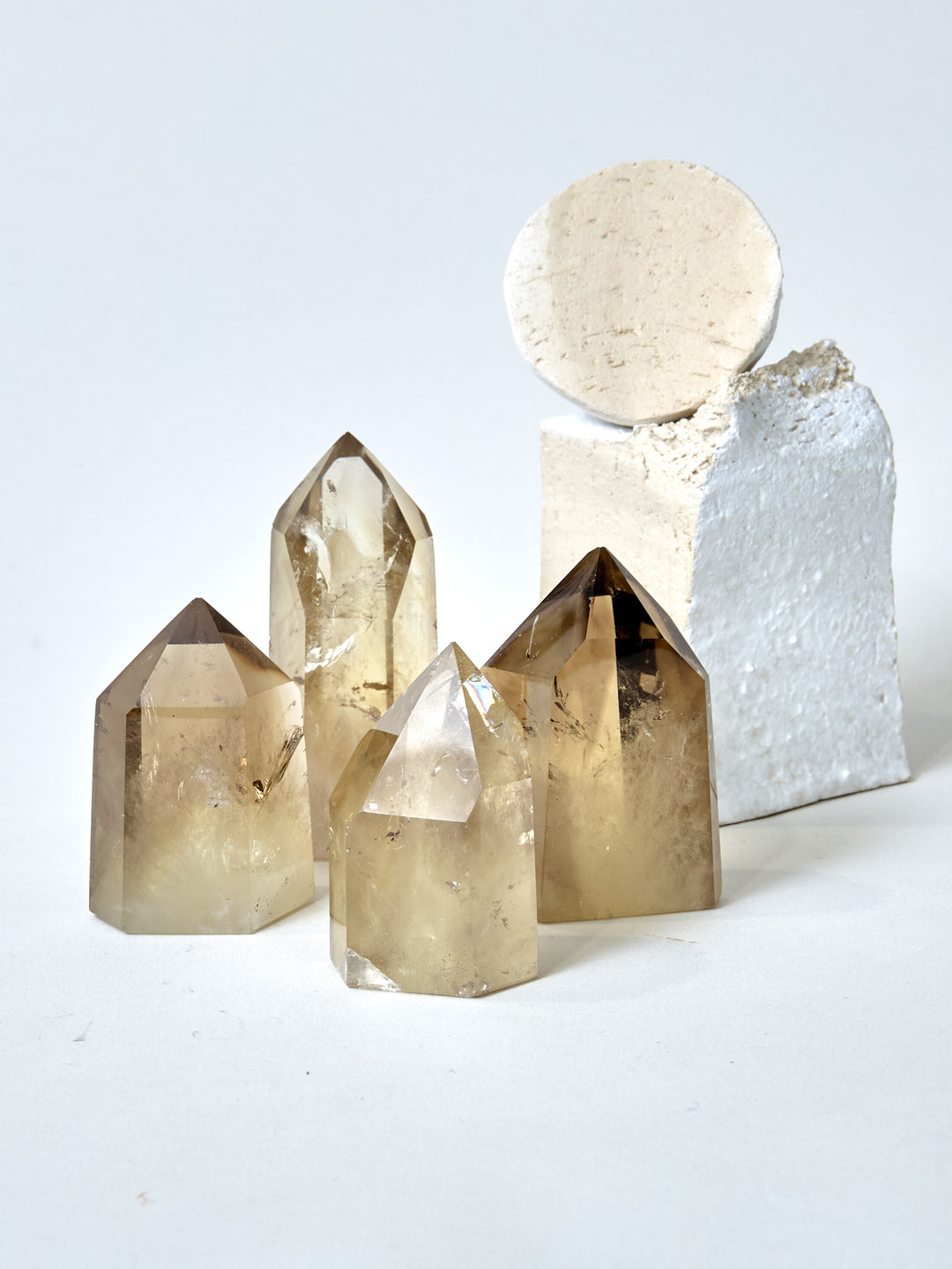 Smokey Citrin Spitze