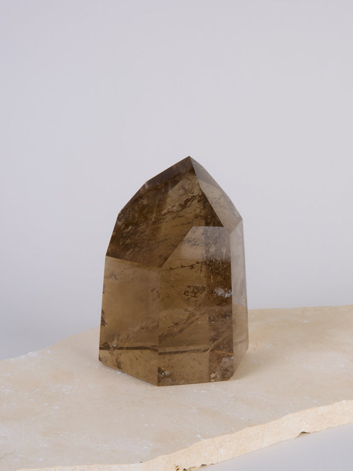 Rauchquarz Spitze Einzelstück