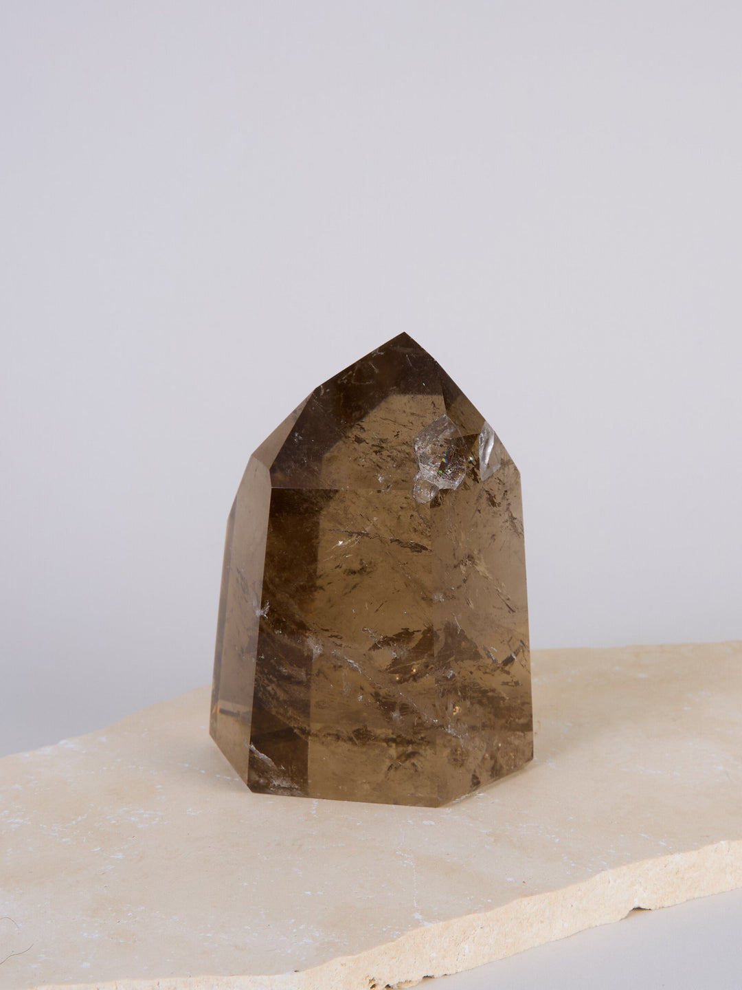 Rauchquarz Spitze Einzelstück