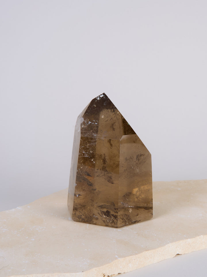 Rauchquarz Spitze Einzelstück