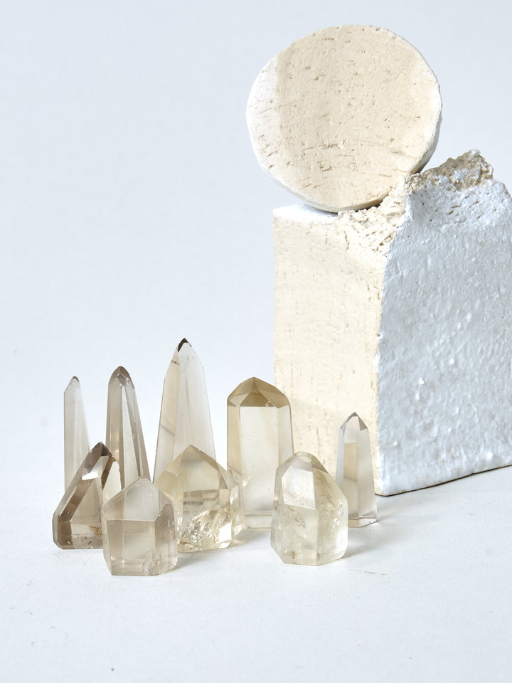 Natur Citrin Spitze Mini