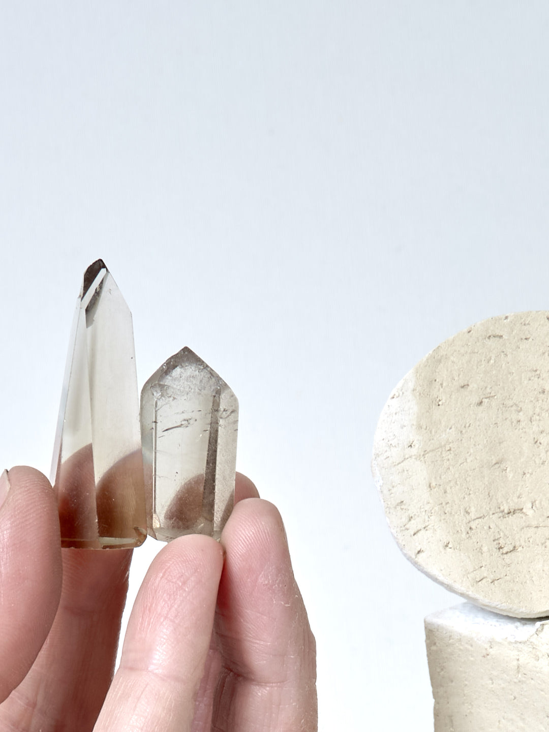 Natur Citrin Spitze Mini