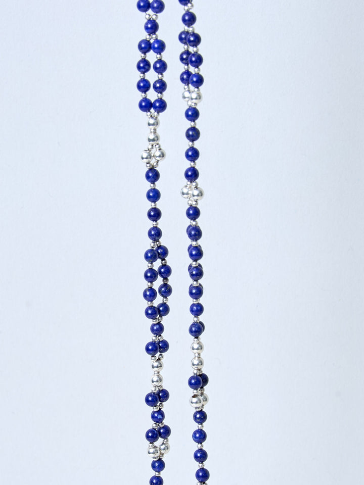 Tantric Necklace Lapis Silber