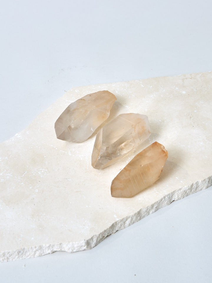 Lemurian Rauchquarz Golden-Healer Spitze