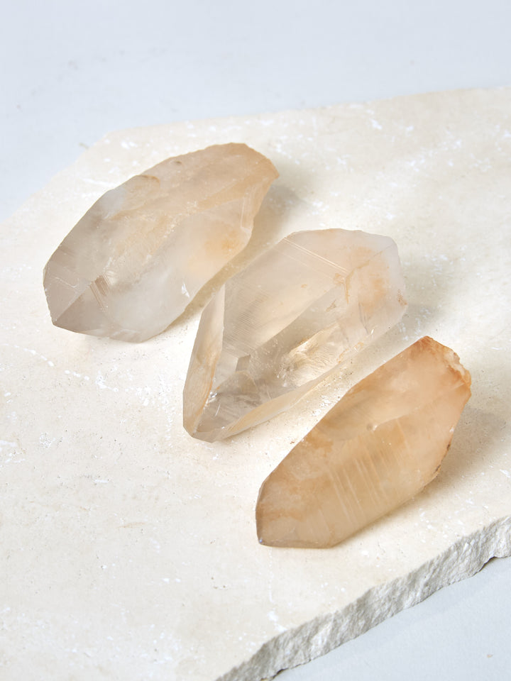Lemurian Rauchquarz Golden-Healer Spitze