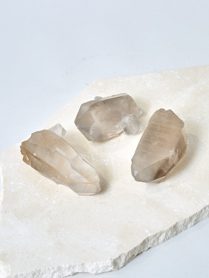 Lemurian Rauchquarz Spitze