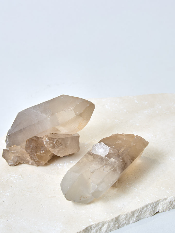 Lemurian Rauchquarz Spitze