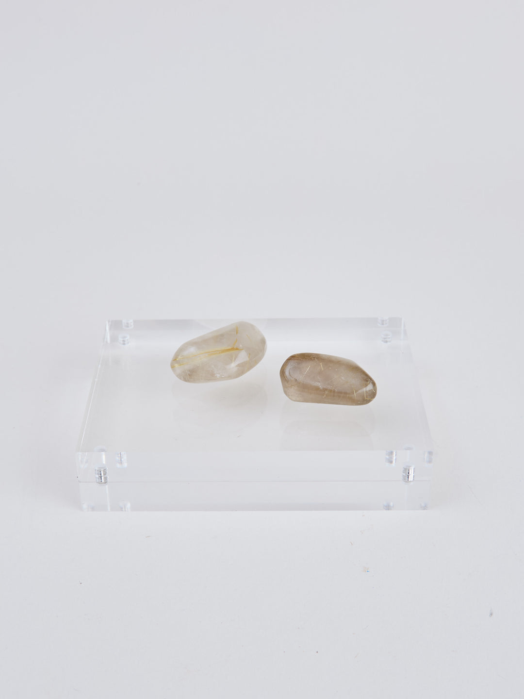 Rutilquarz Trommelstein