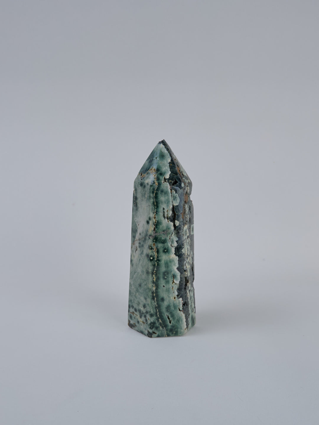 Ozean Jaspis (Orbicular) Spitze