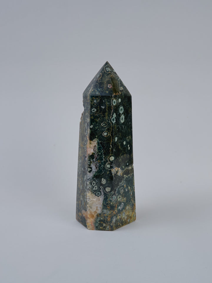 Ozean Jaspis (Orbicular) Spitze