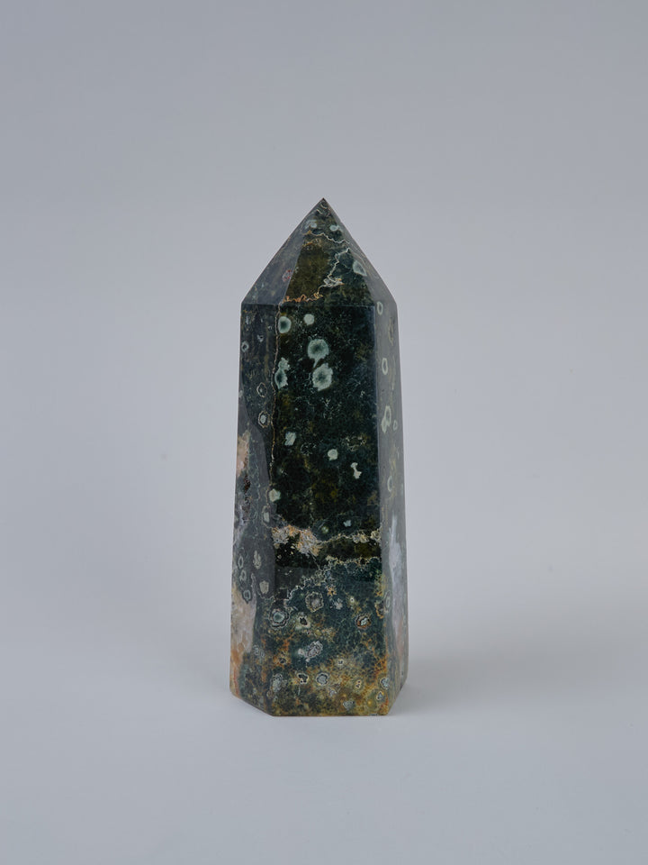 Ozean Jaspis (Orbicular) Spitze