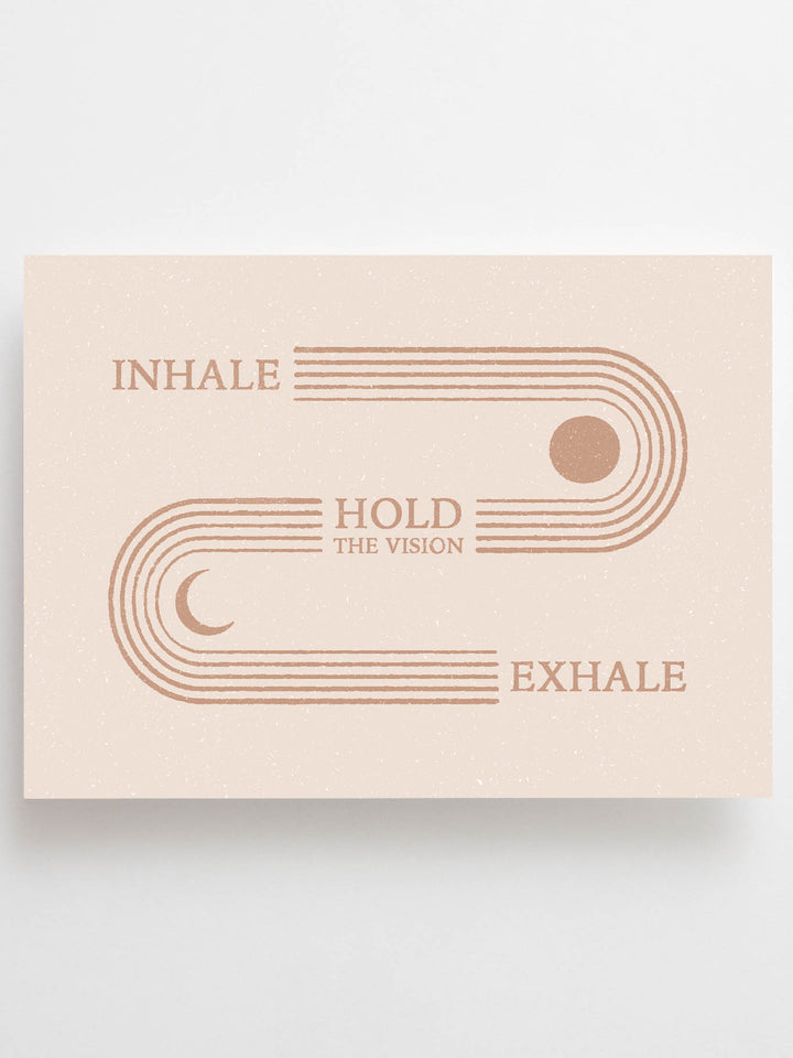 Anna Cosma Inhale Exhale Postkarte