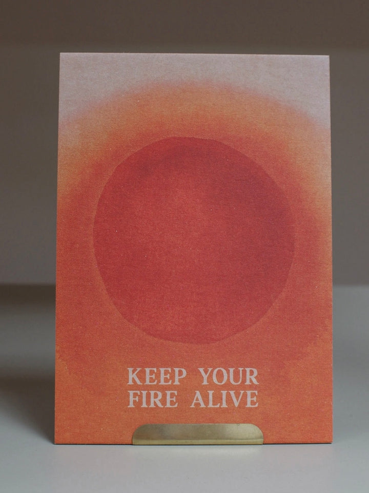 Anna Cosma Keep your Fire alive Postkarte