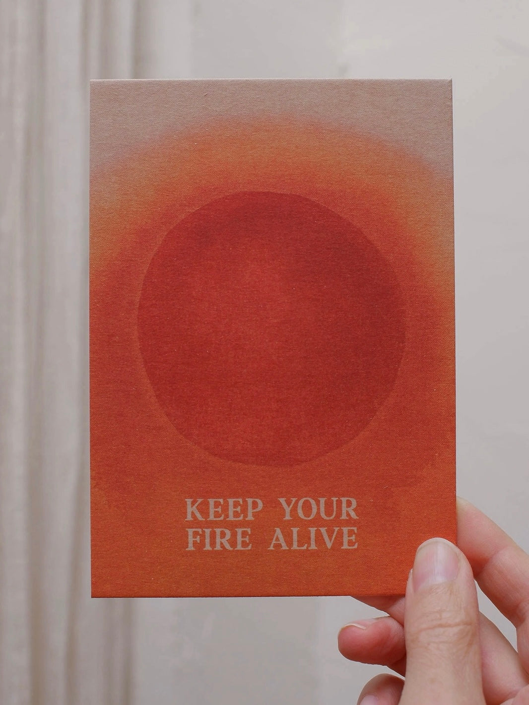 Anna Cosma Keep your Fire alive Postkarte