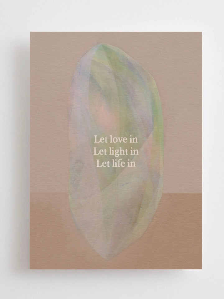 Anna Cosma Let Love In Postkarte
