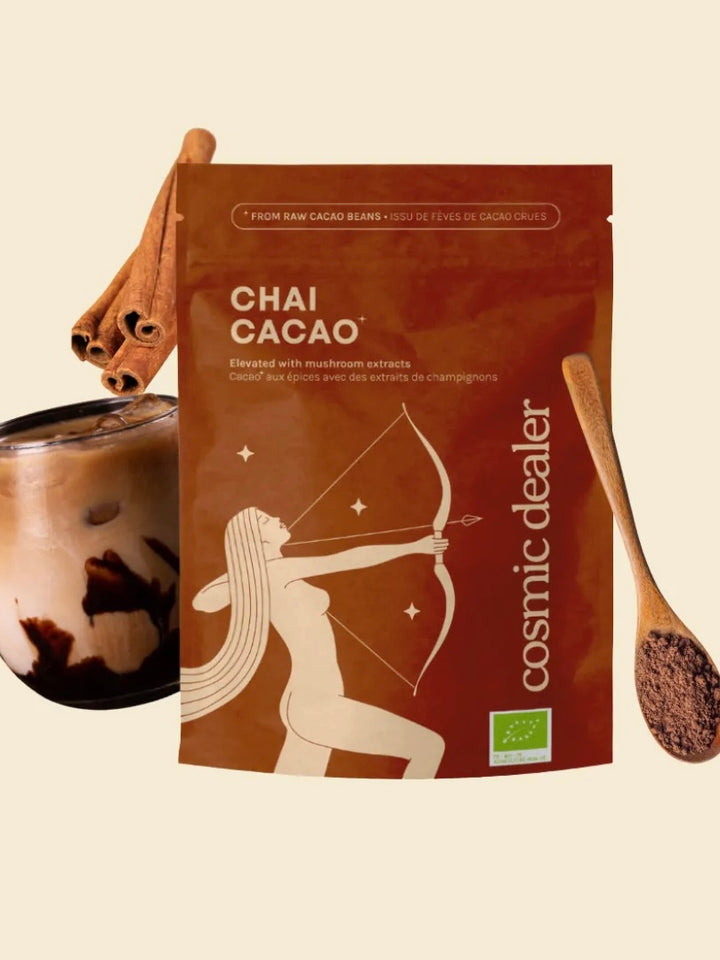 Chai Cacao mit Lion's Mane & Lucuma